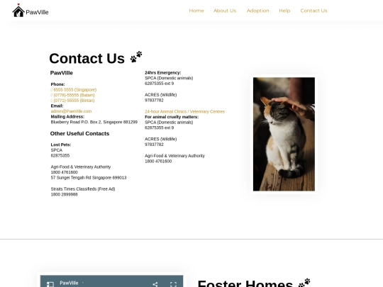 contact screenshot