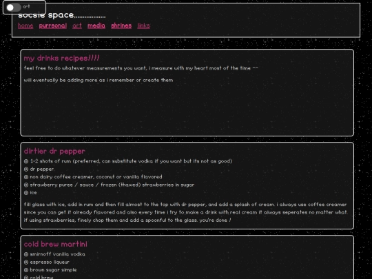 drinks screenshot