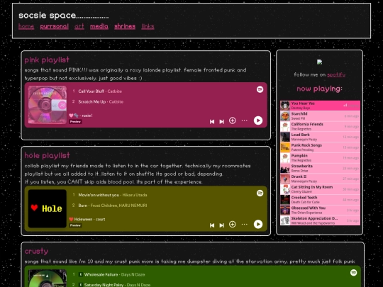 playlists screenshot