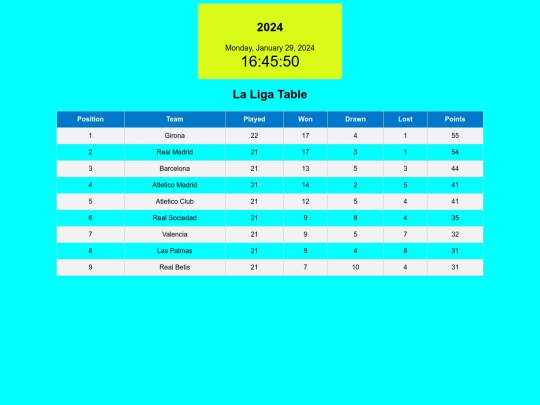 Laliga screenshot