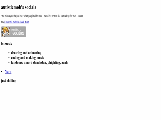 index screenshot