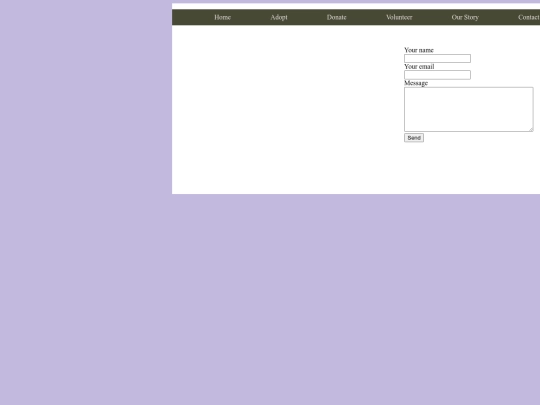 Contact screenshot