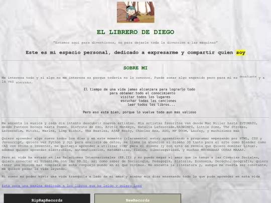 index screenshot