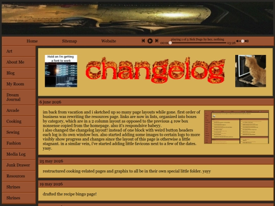 changelog screenshot