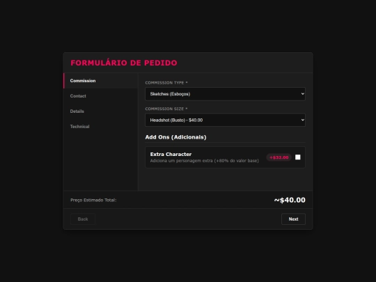 form screenshot