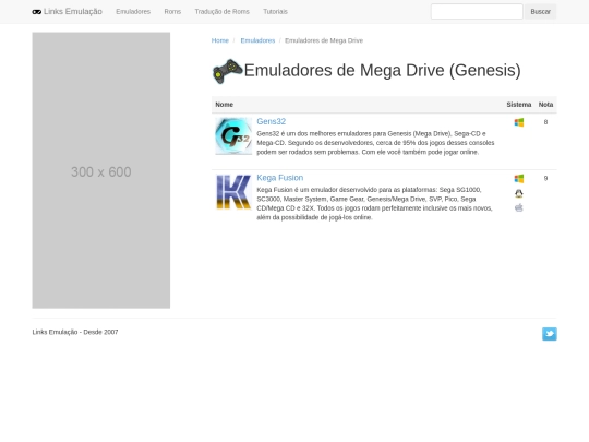 emuladores/megadrive screenshot