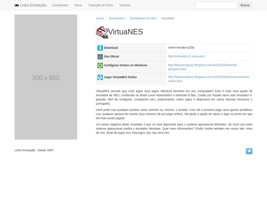emuladores/nes/virtuanes screenshot