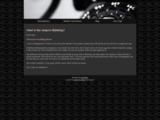 blog screenshot