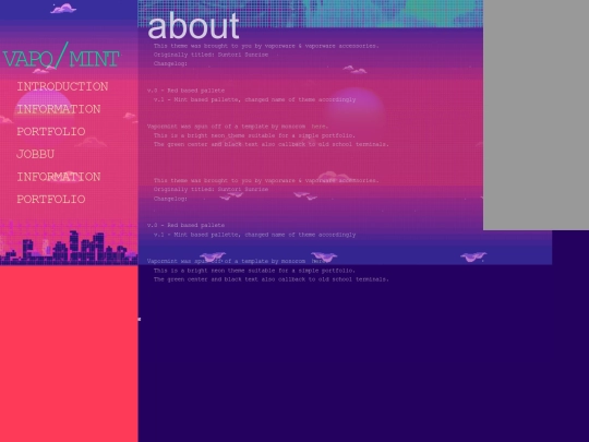 vapomint/fixed-menu screenshot