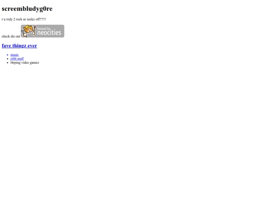 index screenshot