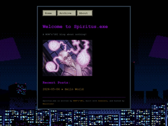 index screenshot