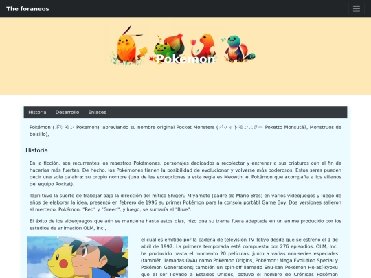 Paginas/Oliver screenshot