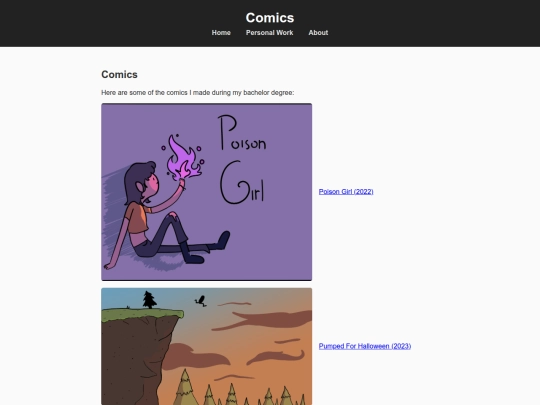 personalwork_comics screenshot