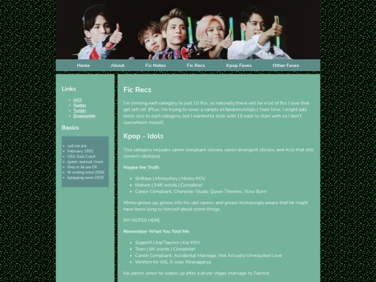 fic-recs screenshot