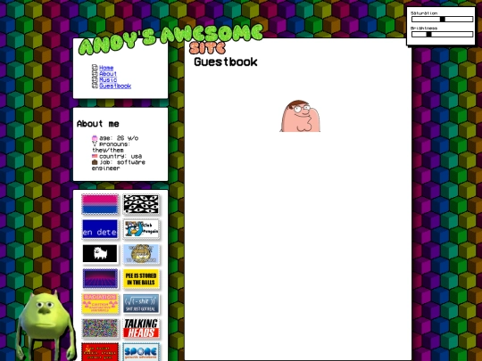 guestbook screenshot