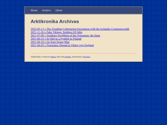 archive screenshot
