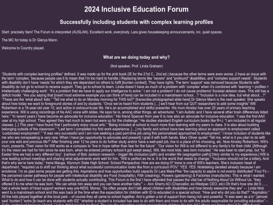 2024C4IEForumnotes screenshot