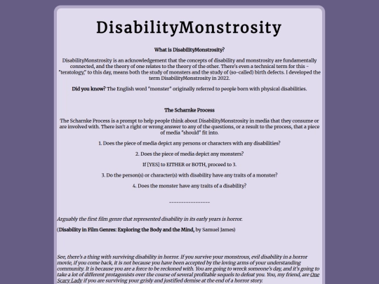 DISABILITYMONSTROSITY screenshot