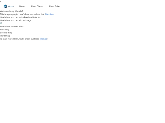 testing screenshot