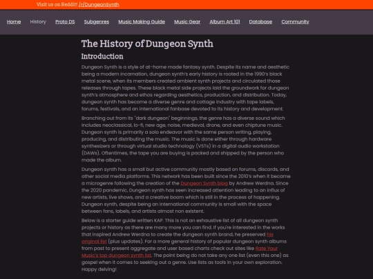 history screenshot