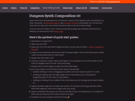 music-making-guide screenshot