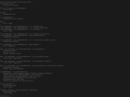 css/darklwksforum screenshot