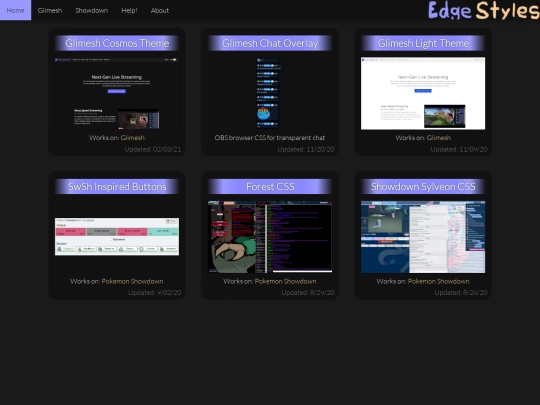 index screenshot