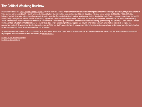 turing/criticalwashingrainbow screenshot