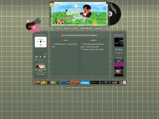 blog screenshot