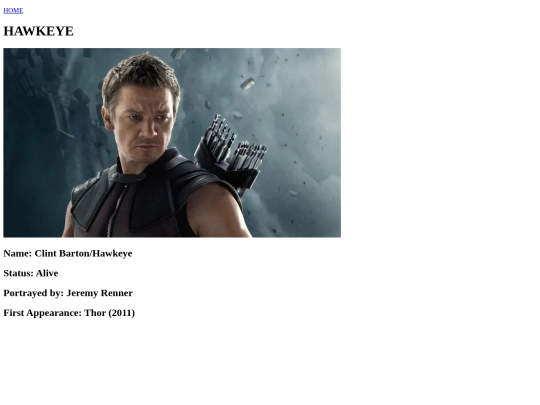 people/Hawkeye/hawkeye screenshot