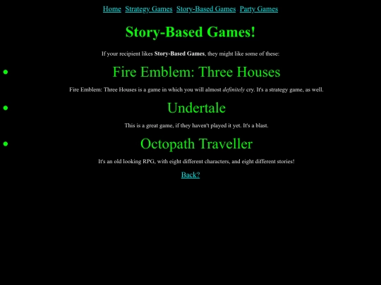 story screenshot