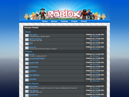 forum screenshot