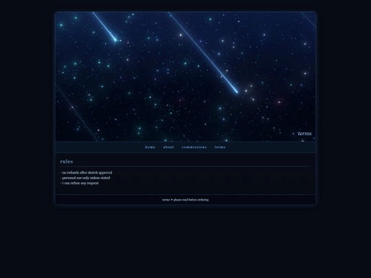 terms screenshot