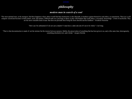 philosophy screenshot