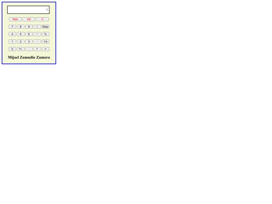 Calculadora Mijael/calculadora screenshot