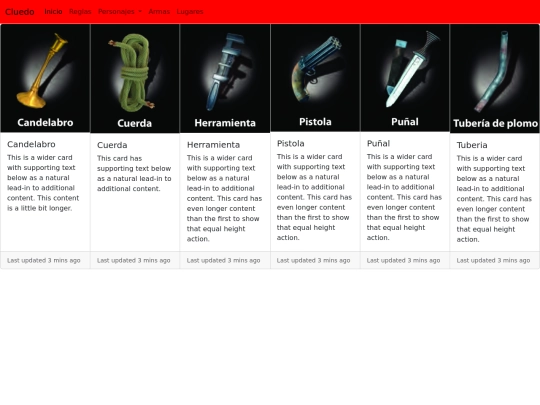 cluedo/armas screenshot