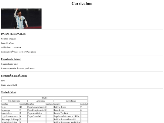 curriculum screenshot