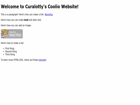 index screenshot