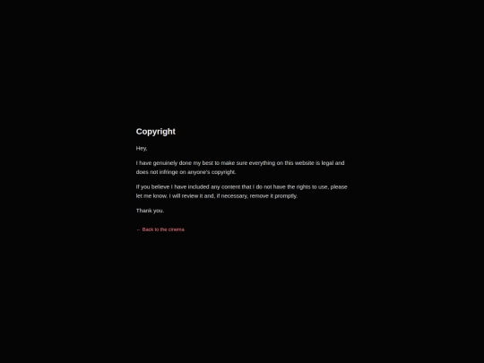 copyright screenshot