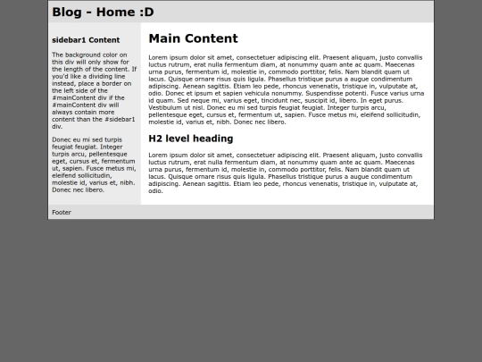 Blog-Home screenshot