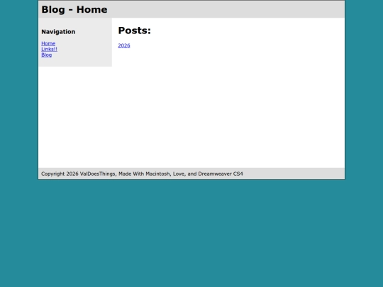 BlogHome screenshot