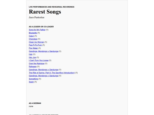 rare-songs screenshot