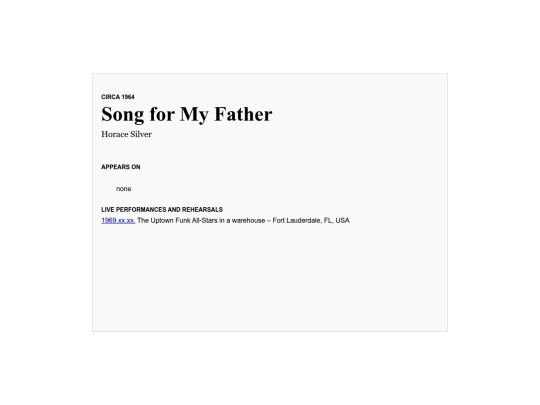 songs/song-for-my-father screenshot