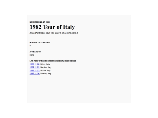 tours/italy1982 screenshot