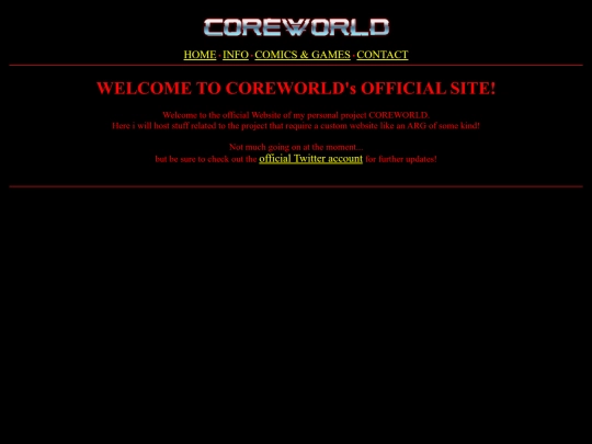 COREWORLD screenshot