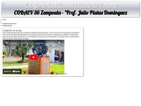 Programa de Becas screenshot