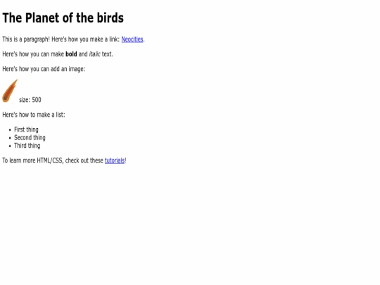 index screenshot