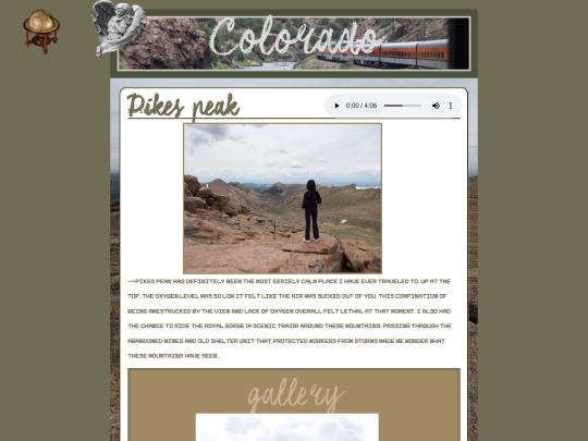 my website/CO screenshot