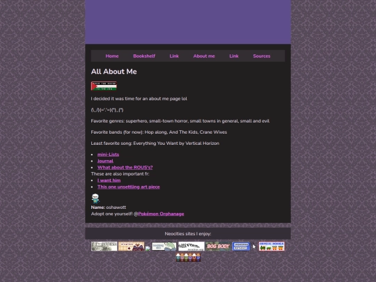 Aboutme screenshot