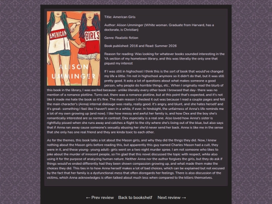 Bookpages/Americangirls screenshot